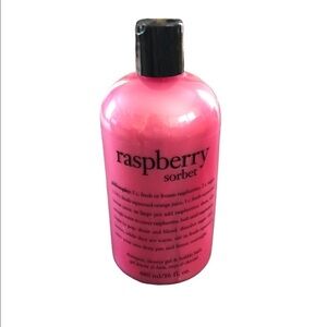 Philosophy Summer Raspberry Sorbet Shampoo Shower Gel & Bubble Bath 16Oz. Sealed